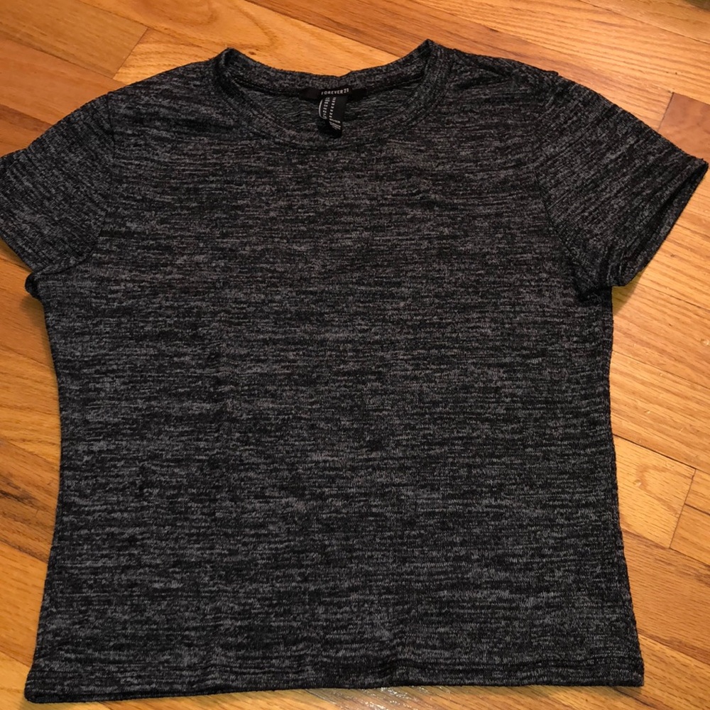 Forever 21 Gray Top